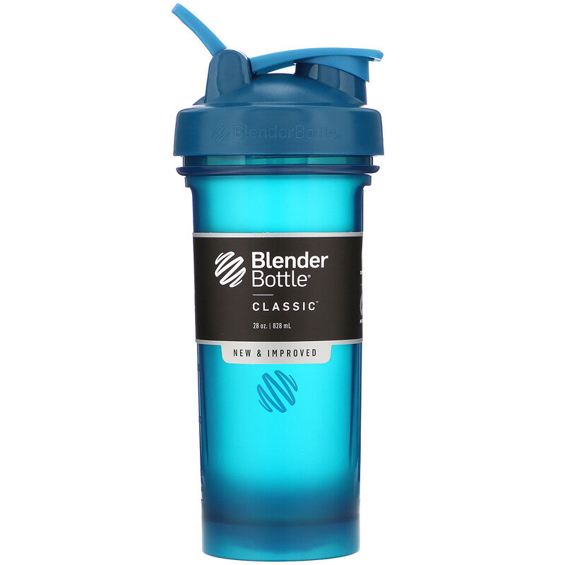 Blender bottle - blue twist - 28oz
